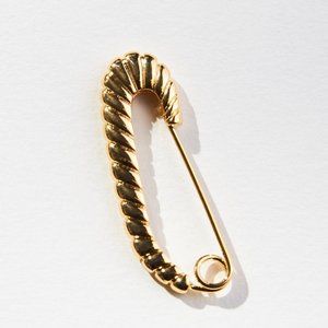 Anthropologie 14k Plated Pin Earing